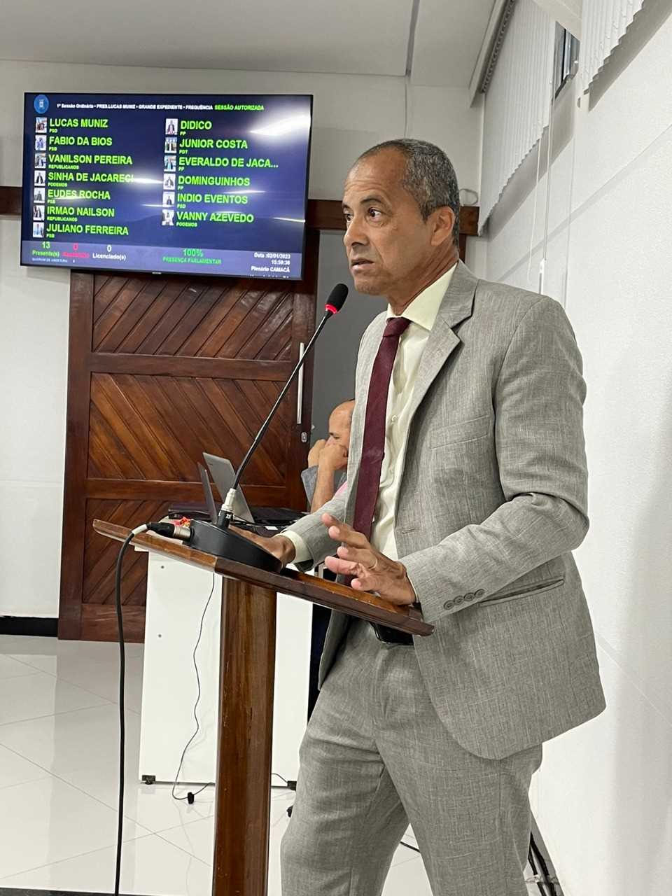 Camacã: Prefeito Paulo do Gás prestigia a posse do Presidente da Câmara Lucas Muniz